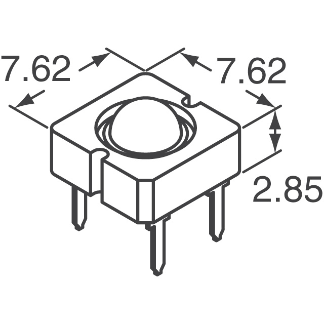TLWR8600 Vishay Semiconductor Opto Division  Indication LED - Discrète